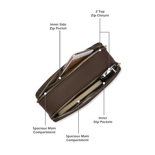 Image of Lavie Luxe Women's Mono Fenny Crossbody Sling Bag | Ladies Purse Handbag | Gift for Women