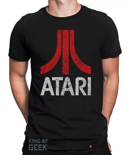 Camiseta Atari Games Camisa Geek Retrô Clássicos Anos 80 Tamanho:...