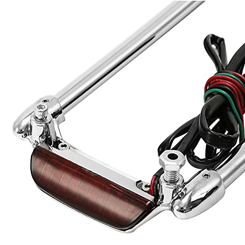 Tapa superior con rieles y luces LED para alforjas duras TCMT, compatible con motocicletas Harley Davidson Touring (1994-2013) miniatura 4