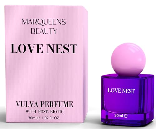 Image of Lovenest Vulva Perfume Feminine Odor Control, pH 4.2 Intimate Spray with Postbiotics, Hyaluronic Acid, Menapause Support, Hydration & Circulation Support for Women 30 mL (1Fl oz) By Marqueens Beauty