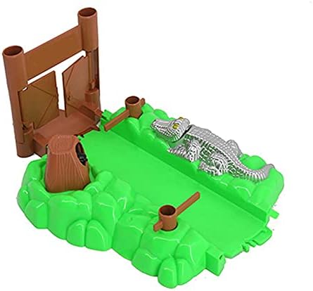 Crocodile Gate Decoration Tracks Accessories Replacement Only, DIY Tracks Assembly Accessory for Children (Alligator Gate)