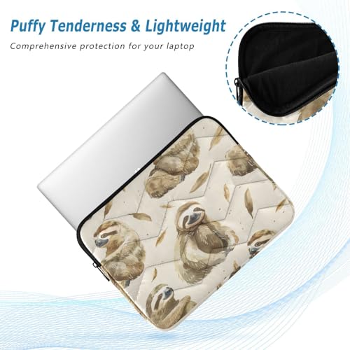Funda para portátil 13-14 pulgadas con patrón de perezoso impermeable miniatura 5