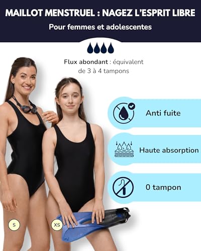 Maillot de bain menstruel discret anti odeur et fuite SORIO - 3