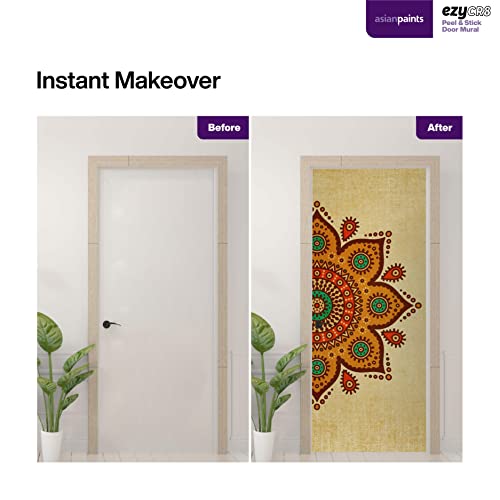 Image of Asian Paints EzyCR8 P&S Mandala Design Door Mural