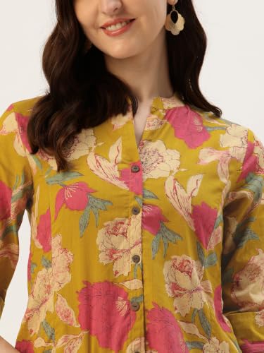 Image of Printed Mandarin Shirt - Casual & Chic (S-3XL)