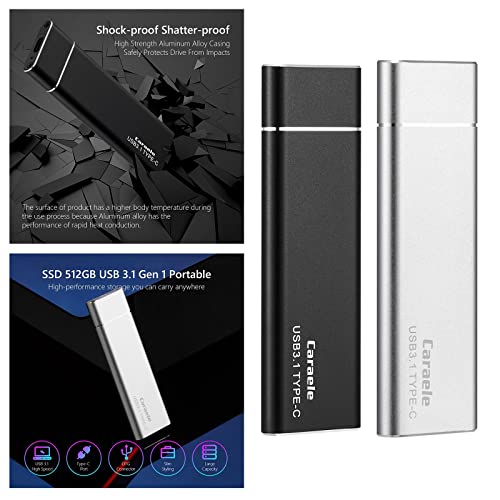 Image of ATORSE 1T Alloy External Portable Ssd Usb3.1 For Android Tablet Laptops Black|Computers /Tablets & Networking|Drives, Storage & Blank Media|Hard Drives (Hdd, Ssd & Nas)|External Hard Disk Drives