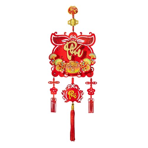 Vietnamese New Year Decoration, 2026 Year Of The Horse Pendants Decoration, Vietnamese Calligr Aphy Fu Character Pendant, Lunar New Years Hanging Ornaments, Chinese News Years Decorationss