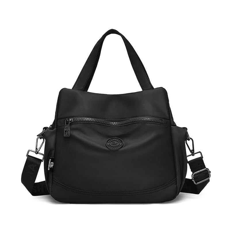 Bolso bandolera ligero impermeable de nylon para mujer miniatura 3