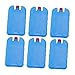 Menolana 6X Ice Packs Ice Blocks Leakproof Rectangular Lightweight Freezer Lunch Box Coolers for Beach Family Picnic Travel Outdoor