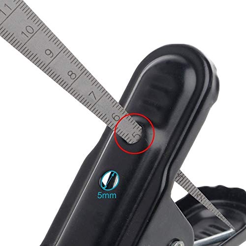 ANCLLO Taper Gauge Tiefe Lineal Taper Feeler Gage Edelstahl Loch Gauge Lochlehre Loch Inspektion Messwerkzeug für Messung Gap Breite, Dicke, Metrisch Größen, Edelstahl hergestellt (0-15mm)