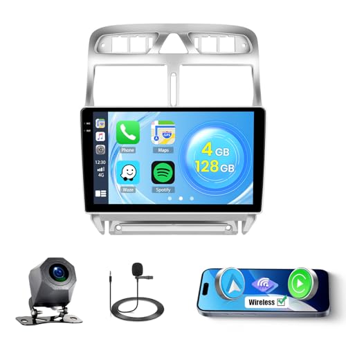 Sicurezza e Comfort: Radio multimediale per Peugeot 307 è dotata di una telecamera di retromarcia. Offre una visione grandangolare chiara per parcheggiare e fare retromarcia in modo più sicuro. In combinazione con Mirror Link e la visualizzazione a schermo diviso, è possibile visualizzare contemporaneamente la navigazione e le immagini di retromarcia, rendendo ogni viaggio più intelligente e confortevole