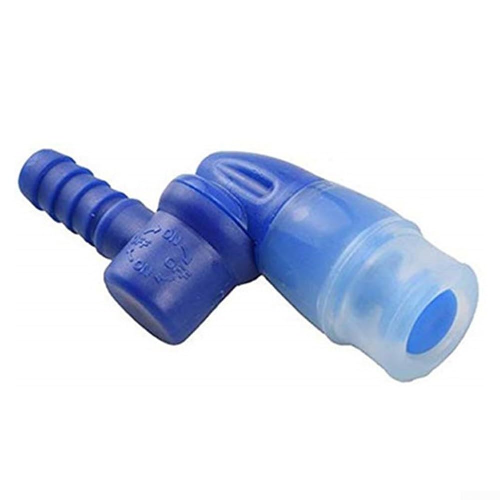 Valve de morsure pour poche d'hydratation, embout buccal de réservoir d'eau en silicone, valve de rechange pour système de poche d'hydratation (bleu)