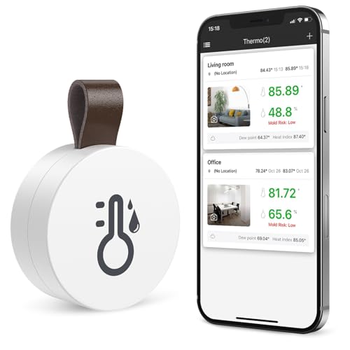 Capteur de température et d'humidité extérieur sans Bluetooth pack de 4 - 6