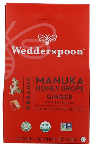 Wedderspoon Organic Manuka Honey Drops