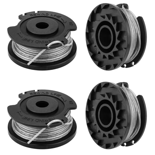 Replacement Strimmer Wire Compatible with Bosch ART 23 SL BESPOTCL 4PCS Strimmer Spool Line Compatible with Bosch ART 26 SL EasyGrassCut 18 23 26 18-230 18-260