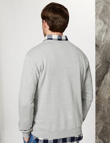 Image of Amazon Brand - Symbol Men Cotton Rich Light Weight Crew Neck Sweatshirt (Regular Fit)