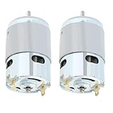 ZVKV 2 Pcs 895 DC Electric Motor 12-24V 10000-20000RPM High Torque Adjustable Double Ball Bearing Motor for DIY Small Drill Micro Machine Tool