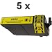 Produktbild 5 x Patrone wie T29 XL yellow, T2994 für Expression Home XP-235, XP-245, XP-247, XP-255, XP-257, XP-332, XP-335, XP-342, XP-345, XP-352, XP-355, XP-432, XP-435, XP-442, XP-445, XP-452, XP-455