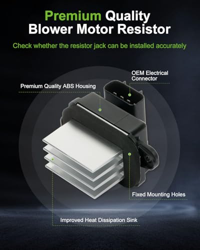 Image of SCITOO Air Conditioning Heater HVAC Blower Motor Resistor Regulator For Nissan For ARMADA,for Frontier,for Pathfinder,for Quest,for Titan,for Xterra,OE-27151 ZT00A Resistor