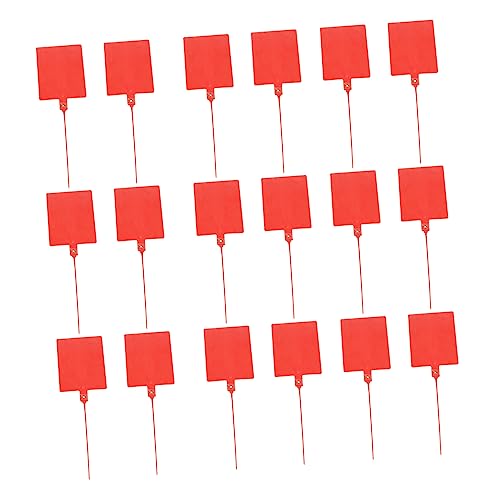 OSALADI 100 Piezas Etiquetas de Cables con Ataduras de Plástico Identificación Eficaz Cables y Alambres Oficina