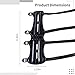 yeeplant Traditional Archery Arm Guard, Pu Leather with Four-Slot Design, Comfortable Recurve Bow Protection for Sports
