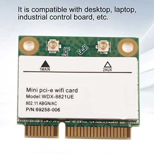 Tarjeta de red PCI-E WiFi de doble banda 2,4 GHz y 5 GHz, adaptador inalámbrico de 433 Mbps con Bluetooth 4.2 para PC de escritorio, actualización para sistemas Windows 7 y 10 miniatura 4
