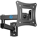 Pipishell Full Motion TV Wall Mount Brackets Swivel Tilts Articulating Extension Fits Max VESA 100x100mm, Corner TV Mount for 13-32 Inches LED LCD Flat Curved Screen TVs Monitors, Single Stud