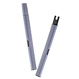 電子ライター 多機能 火が出ない 充電式 キャンドルライター USB-TypeC プラズマライター 屋外イベント用ライター キャンドル 線香 ローソク 料理 バーベキュー 花火に 誤操作防止スイッチ 電量表示 防風 (むらさき)