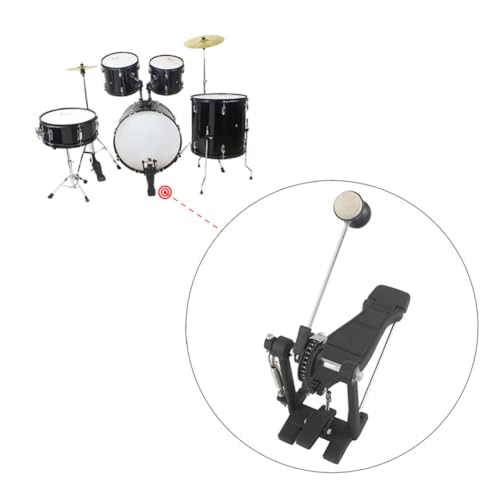 Pedal de Bombo Superior con 2 mazos de fieltro y acero inoxidable miniatura 7