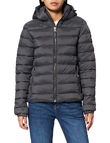 Preisvergleich Produktbild Superdry Womens Classic Fuji Puffer Jacket, Charcoal, M