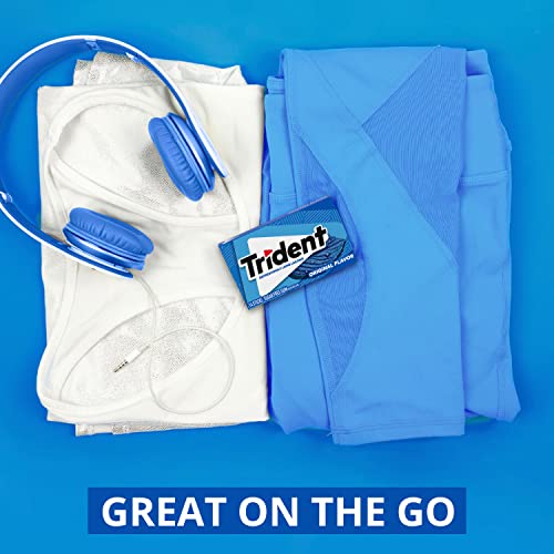 Trident Sugar Free Gum Variety Pack, Spearmint, Perfect Peppermint & Original Flavors, 18 Packs of 14 Pieces (252 Total Pieces)