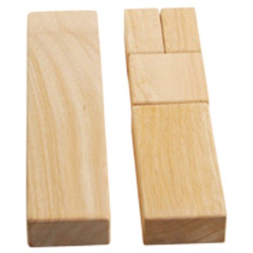 Constructive Playthings Learning Numbers and Operations with 37 pc. Hardwood Unit Block Set for Ages 3 Years and Up