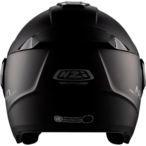 Casco abierto NZI Civic Stream XS casco jet de moto con visera solar transparente 2