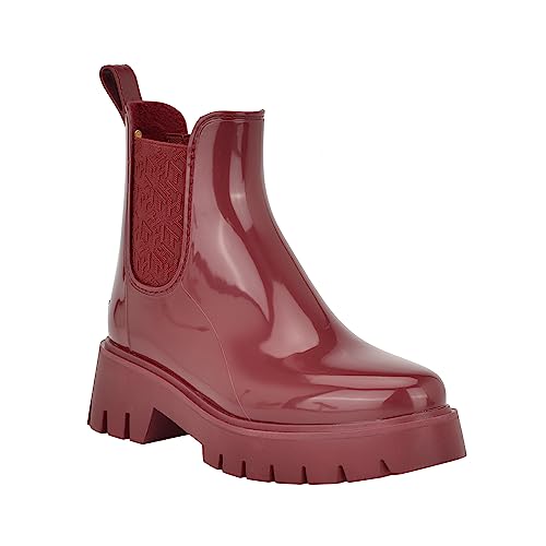 Tommy Hilfiger Women's Dipit Rain Boot, Red 600, 8