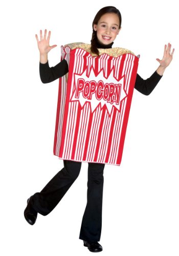 Disfraz infantil de palomitas de maíz talla mediana miniatura 1