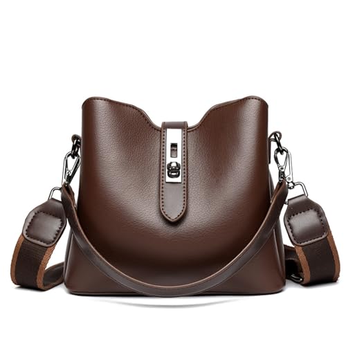 2025 Three Straps Bucket Bag for Women, Stylish Vintage Tote Bag, with Adjustable Wider Shoulder Strap
