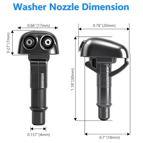 Gicleur de lave-glace bouché ? Solution pour Mitsubishi Pajero V31 V33 - 3