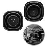 Icyhaws 2PCS Headlight Cover, 2.36-3.74' Car Front Lighting Bulb Dust Cover, Universal Rubber Waterproof Flame Retardant Protective Cover for Most Cars, Trucks and Vans