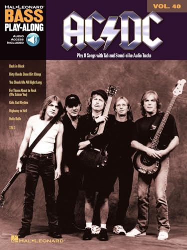 AC/DC. Solo pour Guitare Basse. Comprend Enregistrement(s) en ligne
