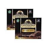 Ganoderma Reishi Coffee Mix Instant 2-in-1 Mushroom Coffee – NO SUGAR ADDED – Pack of 2 (30 Sachets Each)