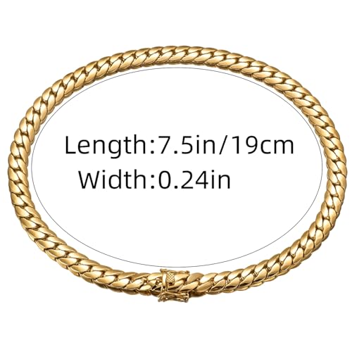 Fashionable 18K gold bracelet suitable for both men and women, flat solid mesh bracelet, luxurious accessories that never fade, Christmas gift with gift box2