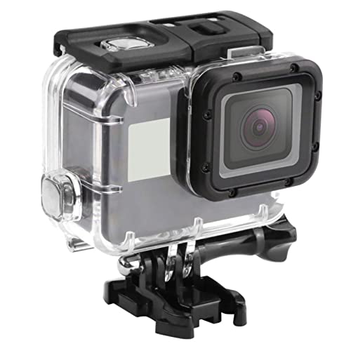 Transparent Underwater Diving Waterproof Housing Case with Touch Back Cover for GoPro Hero7 Action Camera Spare Part Accessory