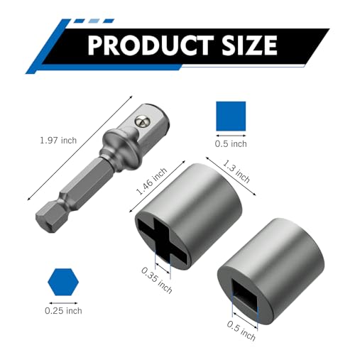 Adaptador de gato de tijera para taladro manual, herramienta de elevación de metal reforzado con adaptador de conversión, para la mayoría de gatos automáticos portátiles, para diversos escenarios de mantenimiento (plata) miniatura 2