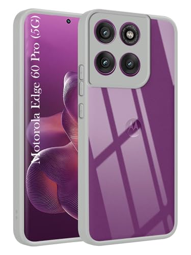 Image of Jkobi Ultra-Hybrid Back Cover Case for Motorola Moto Edge 60 Pro (Lifetime Anti Yellow | Anti Scratch | Crystal Clear Shockproof)