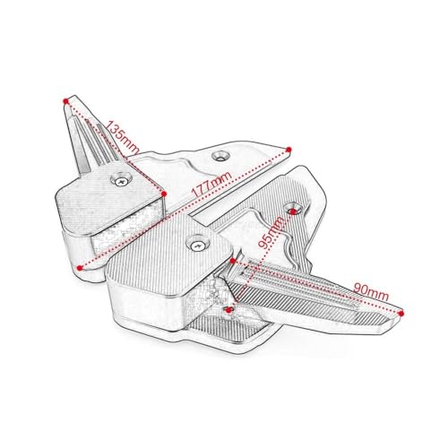 Repose-Pieds Arrière de Remplacement pour Scooter 150 Usé
