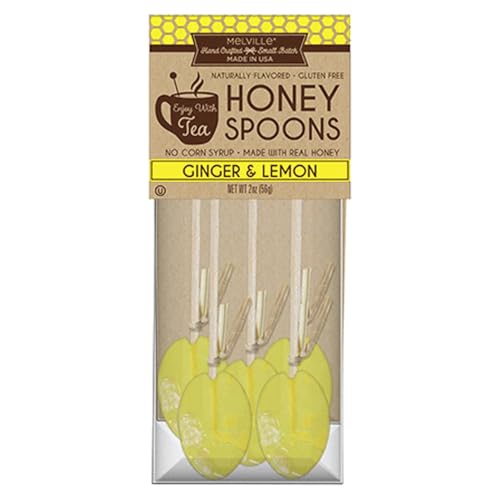 Melville Candy Cucharas de Miel con Jengibre y Limón