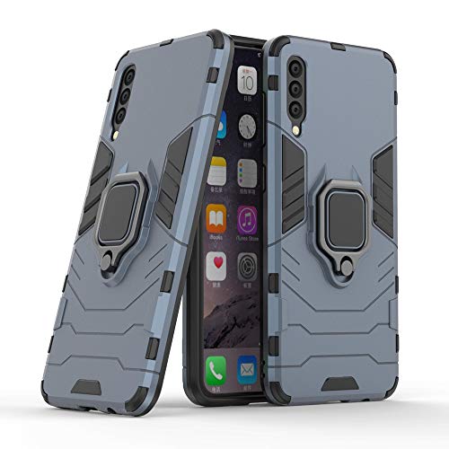 Case for Samsung Galaxy A50S/A50/A30S,Hybrid Heavy Duty Protection Shockproof Defender Kickstand Armor Case Cover,Navy