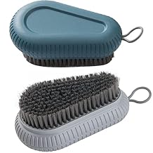 2 Pcs Nail Brush for Cleaning Fingernails, heavy Duty Finger Nail Scrub Brush Hand Scrub Brush with Hanging Rope, Narrow Bristles Fingernail Brush for Cleaning and Scrubbing Fingernails and Toes