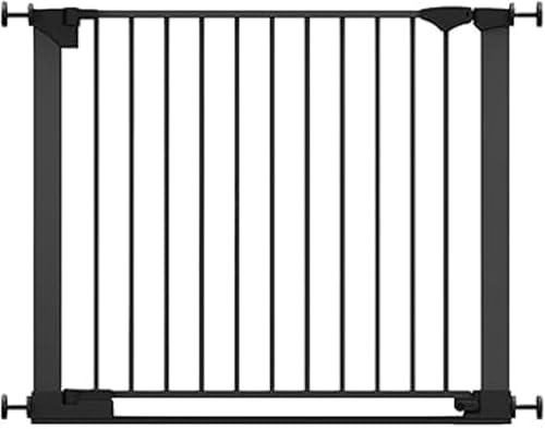 Safetots Cancelletto SafeStep, Nero, 89cm - 96cm, Passaggio Extra Basso, Apertura Extra Larga di 74cm, Cancelletto Extra Largo per Scale, Corridoi e Porte, per Bambini e Neonati