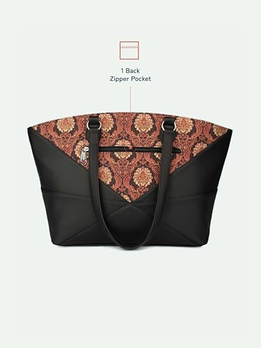 Image of ZOUK Rhea Kapoor Tote Bag - | Elegant Vegan Leather Tote for Women |